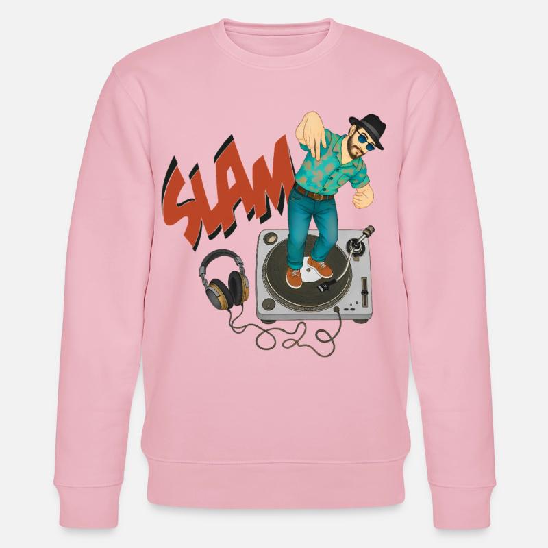 SLAM GUY – nette Leute - Stanley/Stella Unisex Bio-Sweatshirt CHANGER  - Hellrosa