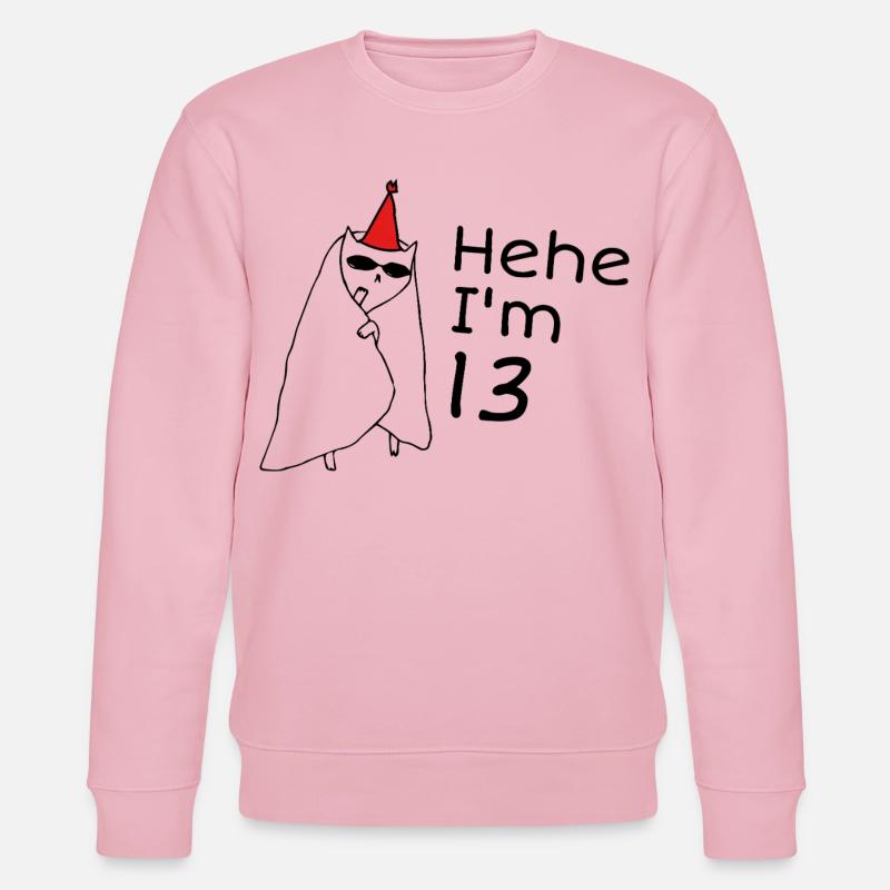 13-jähriges Jubiläum – 13-jähriges Jubiläumsgeschenk - Stanley/Stella Unisex Bio-Sweatshirt CHANGER  - Hellrosa