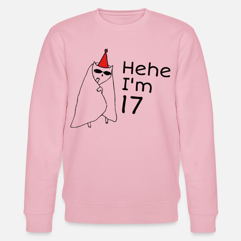 17-jähriges Jubiläum – 17-jähriges Jubiläumsgeschenk - Stanley/Stella Unisex Bio-Sweatshirt CHANGER - Hellrosa