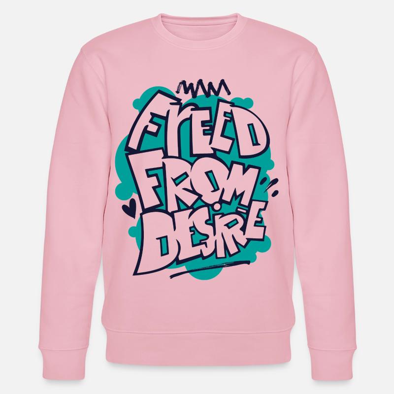 Feed From Desire Graffiti Tee - Sweat bio CHANGER Stanley/Stella Unisexe - rose pâle
