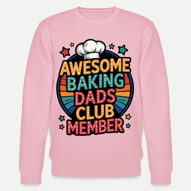 Awesome Baking Dads Club Member - Stanley/Stella Unisex Bio-Sweatshirt CHANGER  - Hellrosa