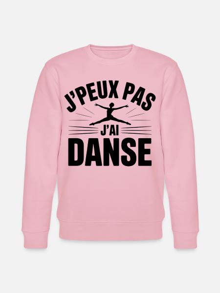J'Peux Pas J'Ai Danse - Sweat bio CHANGER Stanley/Stella Unisexe - rose pâle