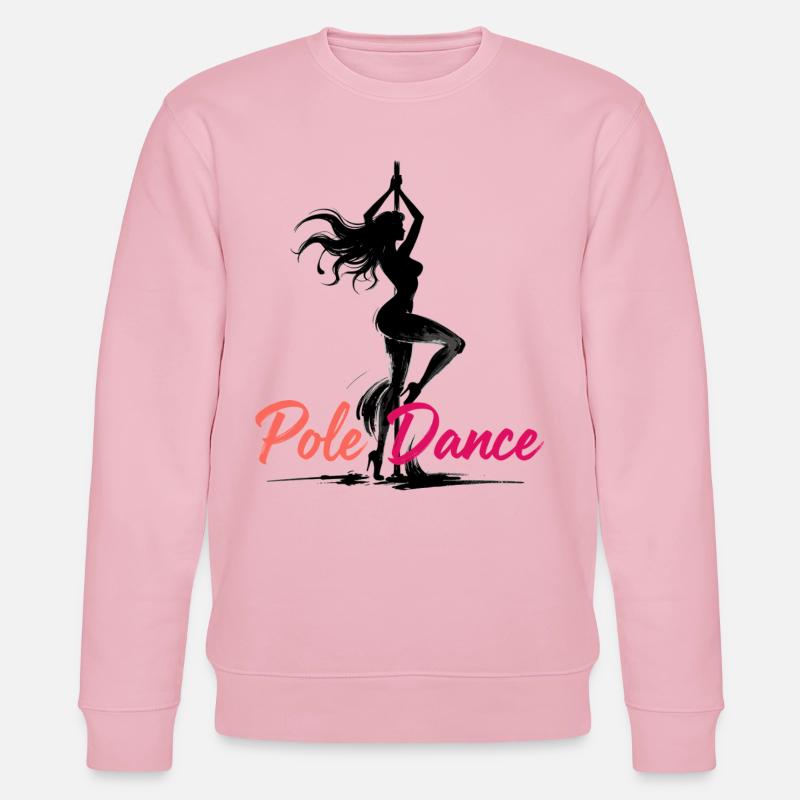 Pole Dance Poledancerin ästhetisch Geschenk - Stanley/Stella Unisex Bio-Sweatshirt CHANGER  - Hellrosa