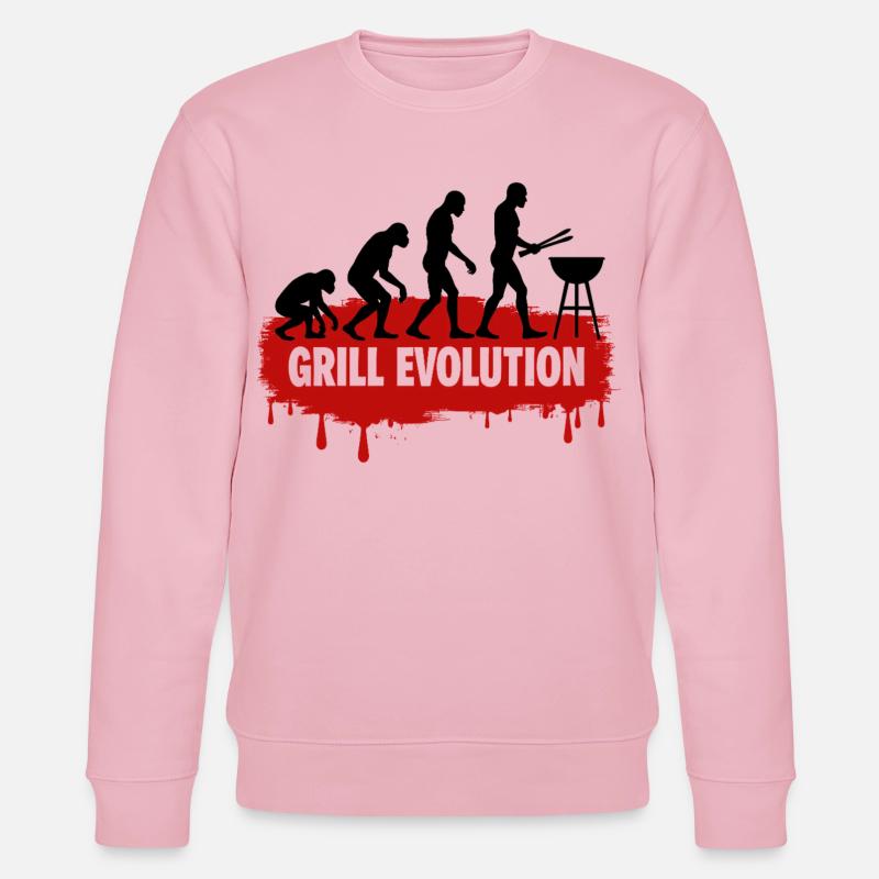 Grill Evolution - Stanley/Stella CHANGER Unisex Organic Sweatshirt - cotton pink