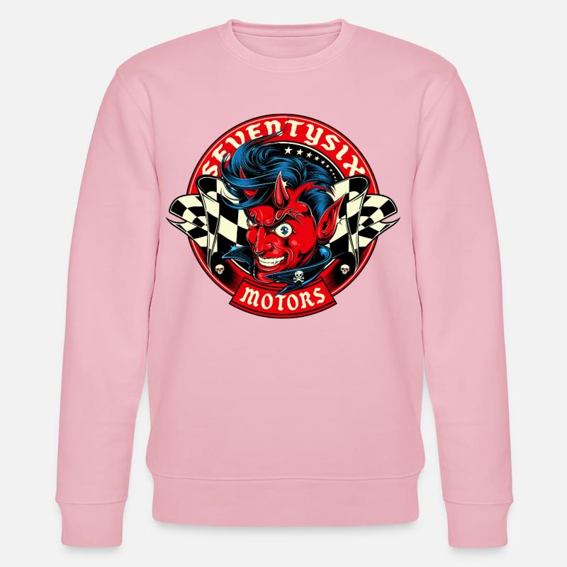 Lucky Devil - Stanley/Stella Unisex Bio-Sweatshirt CHANGER  - Hellrosa