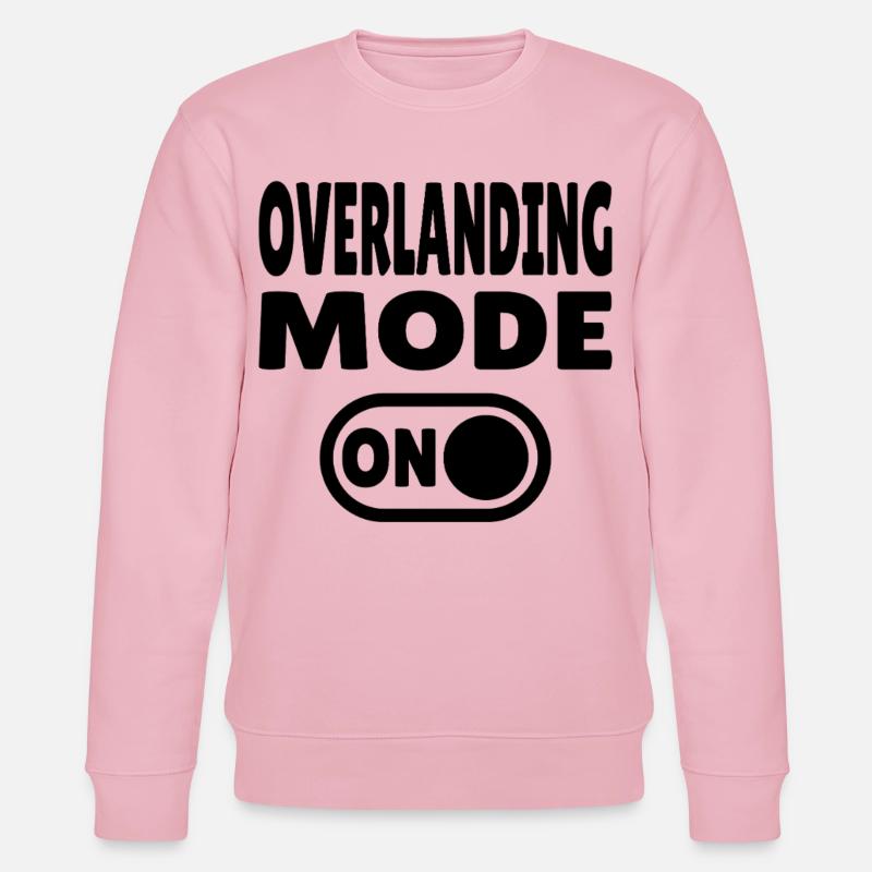 Mode Overlanding ACTIVÉ – Passer à l’aventure - Sweat bio CHANGER Stanley/Stella Unisexe - rose pâle