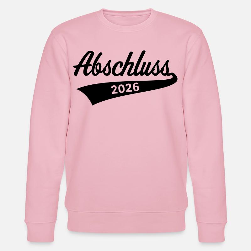 Abschluss 2026 (Schulabschluss / Black) - Stanley/Stella Unisex Bio-Sweatshirt CHANGER  - Hellrosa