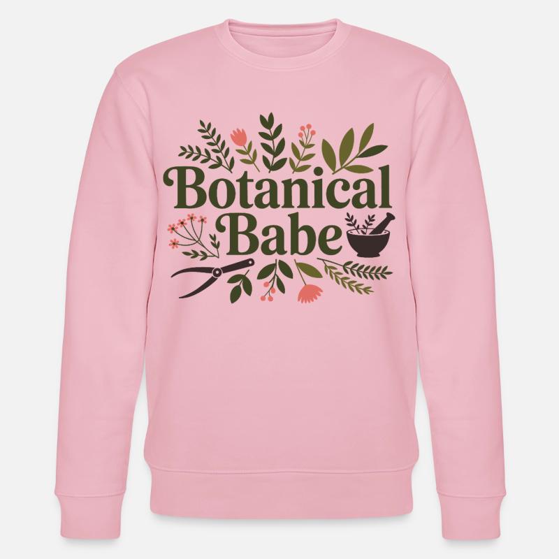 Clinique professionnelle de l’herboriste botanique - Sweat bio CHANGER Stanley/Stella Unisexe - rose pâle