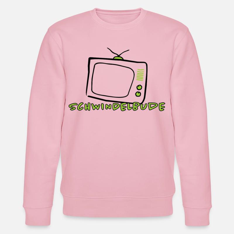 Schwindelbude – Lustiges Humor Statement Design - Stanley/Stella Unisex Bio-Sweatshirt CHANGER - Hellrosa
