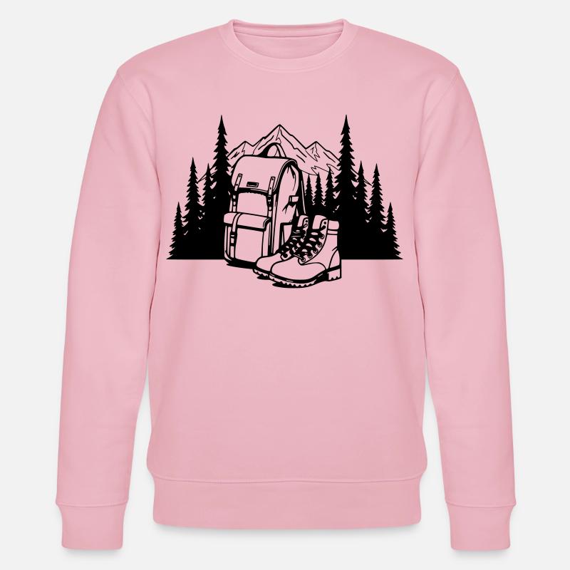Absolute black, where it all begins - Stanley/Stella CHANGER Unisex Organic Sweatshirt - cotton pink
