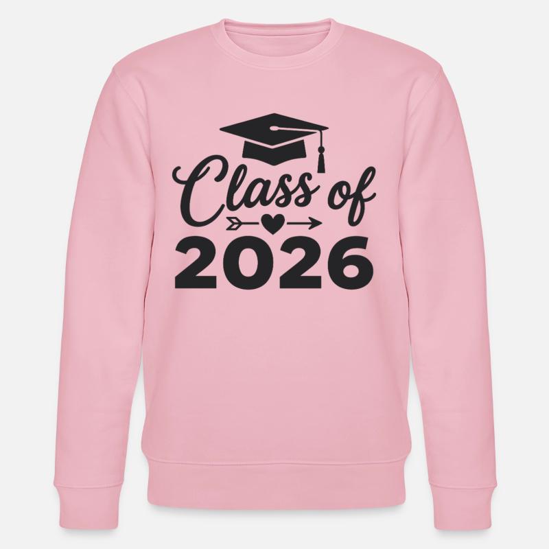 CLASS OF 2026 Absolventen Abschluss Studium - Stanley/Stella Unisex Bio-Sweatshirt CHANGER  - Hellrosa