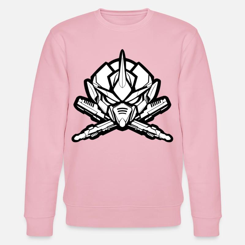 One Bulky Mech - Logo Head v2 - Stanley/Stella Unisex Bio-Sweatshirt CHANGER  - Hellrosa