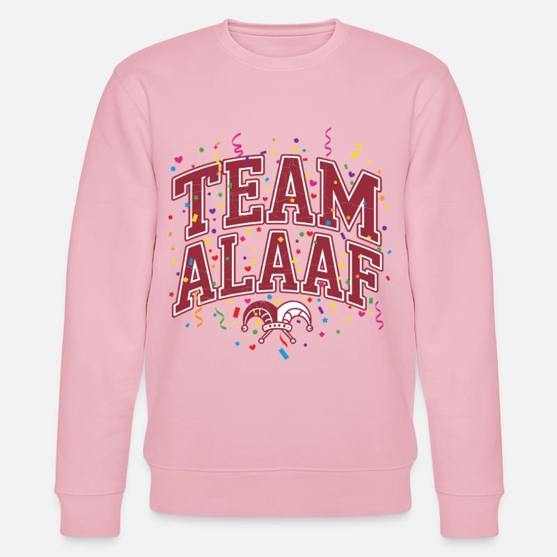 Team Alaaf Köln - Stanley/Stella Unisex Bio-Sweatshirt CHANGER  - Hellrosa