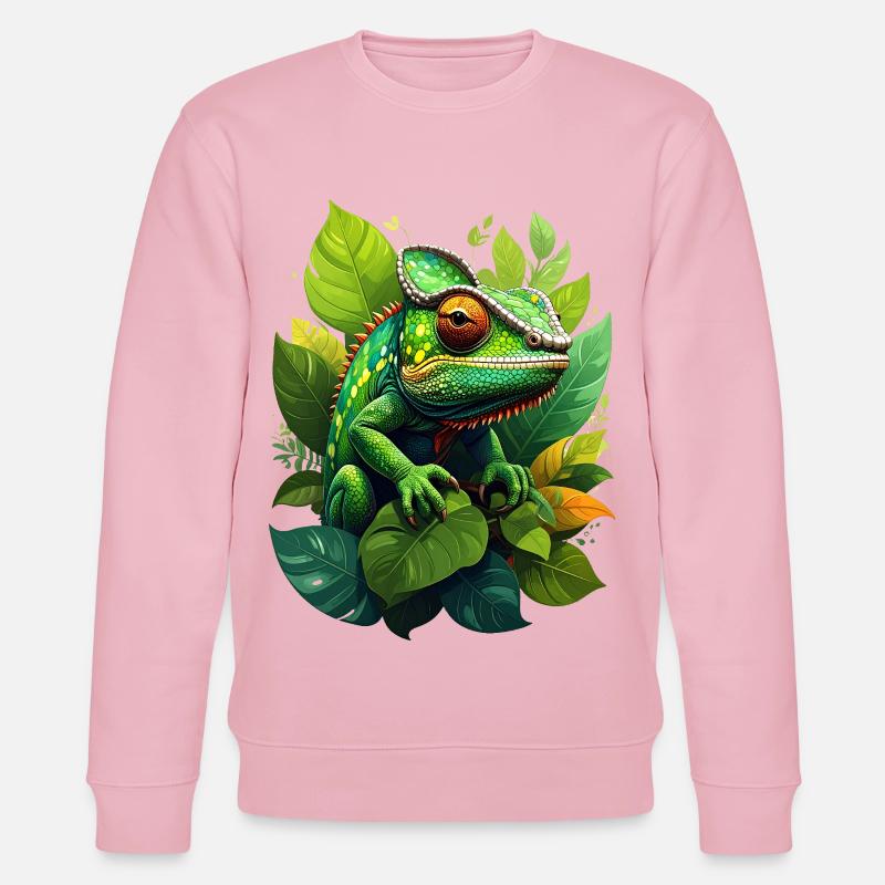 Chamäleon - Stanley/Stella Unisex Bio-Sweatshirt CHANGER  - Hellrosa