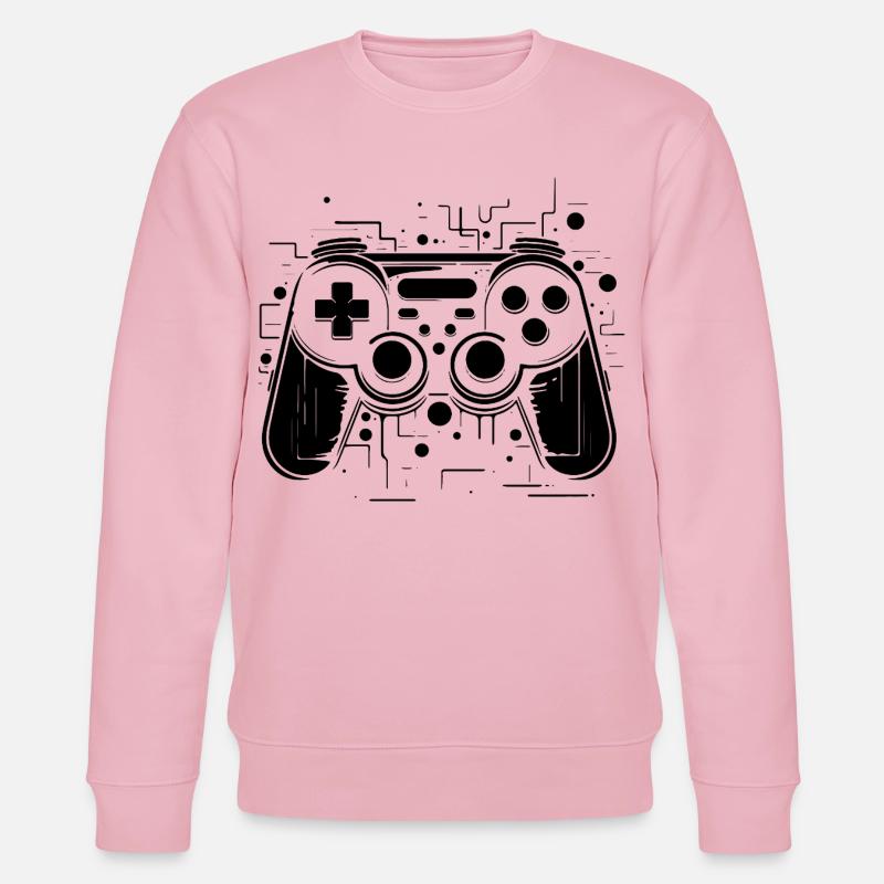 Spiel Controller - Stanley/Stella Unisex Bio-Sweatshirt CHANGER  - Hellrosa