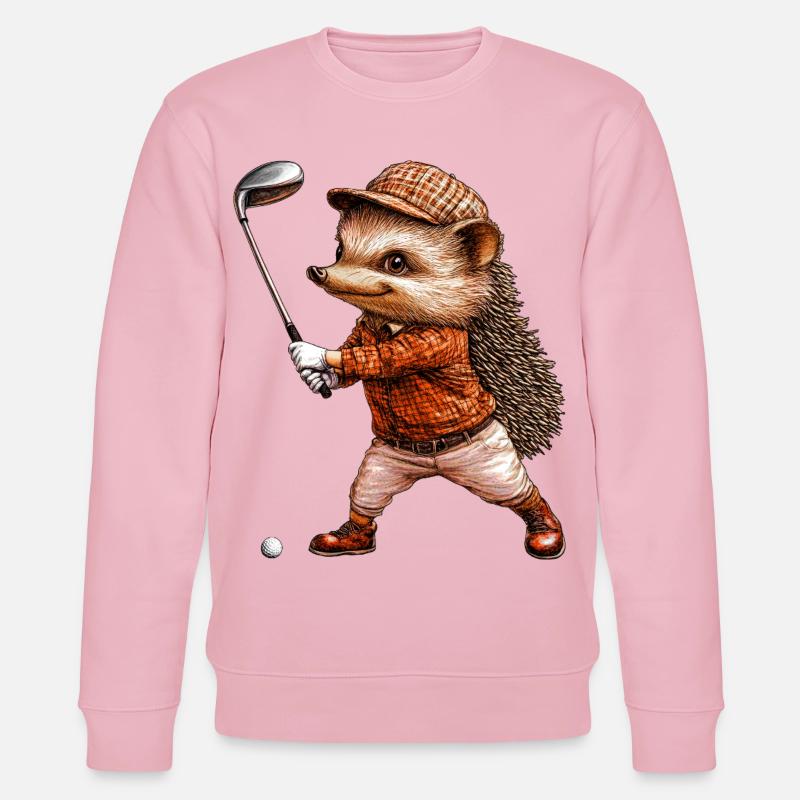 Igel Golf - Stanley/Stella Unisex Bio-Sweatshirt CHANGER  - Hellrosa