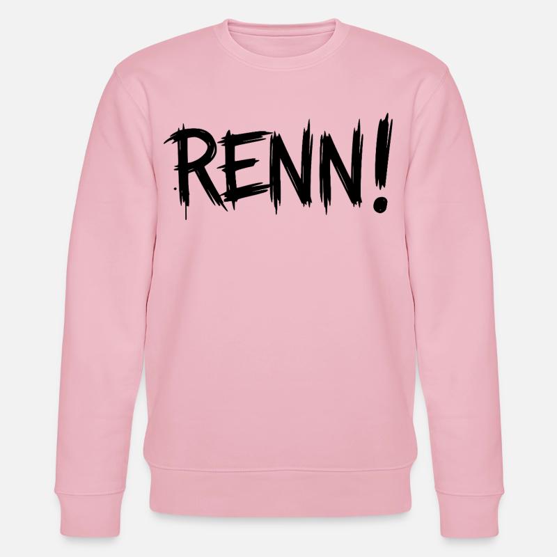 Courir! (Course, course, jogging, coureur) - Sweat bio CHANGER Stanley/Stella Unisexe - rose pâle