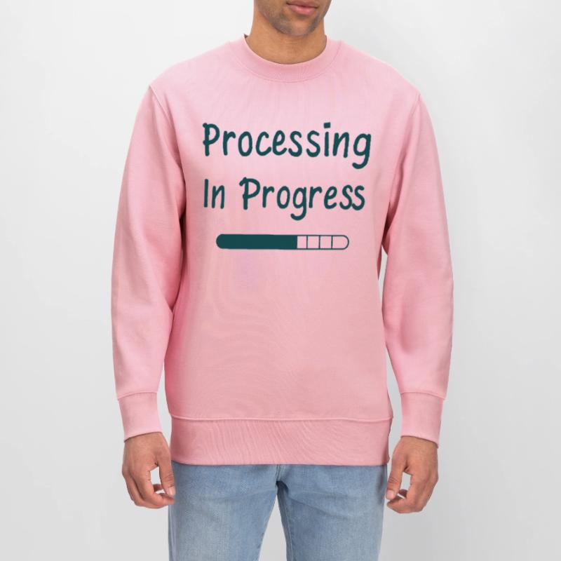 Processing In Progress Loading Bar Statement Stanley/Stella CHANGER Unisex Organic Sweatshirt