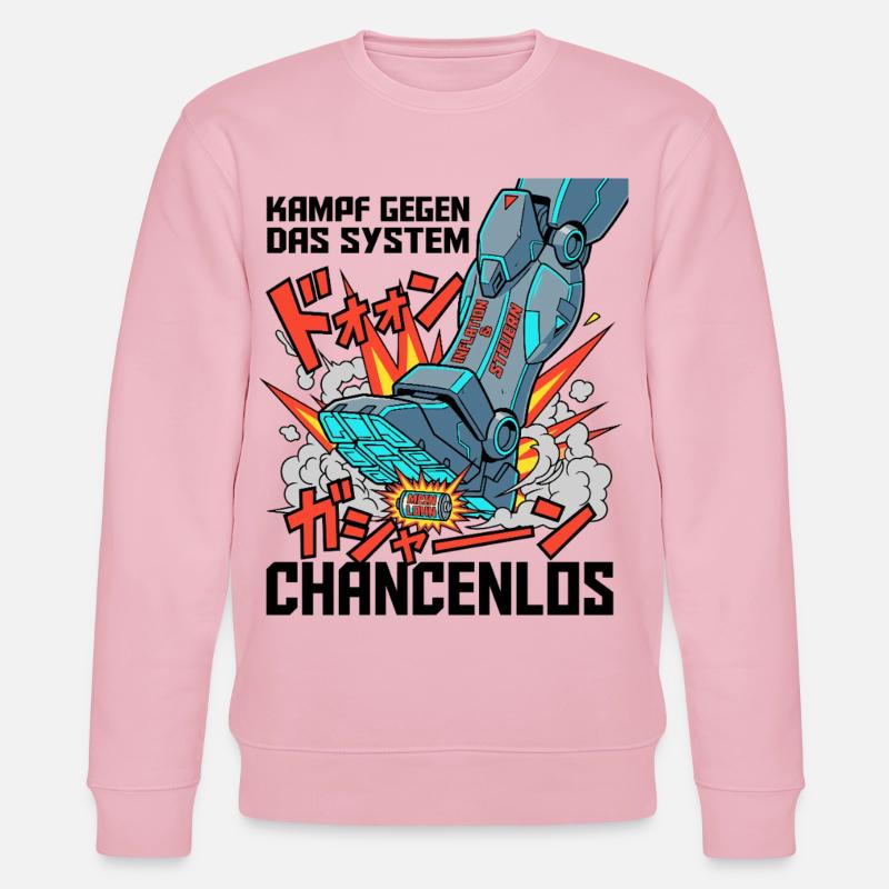 Kampf_Gegen_Das_System - Stanley/Stella Unisex Bio-Sweatshirt CHANGER  - Hellrosa