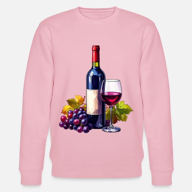 Rotwein / Wein - Stanley/Stella Unisex Bio-Sweatshirt CHANGER  - Hellrosa