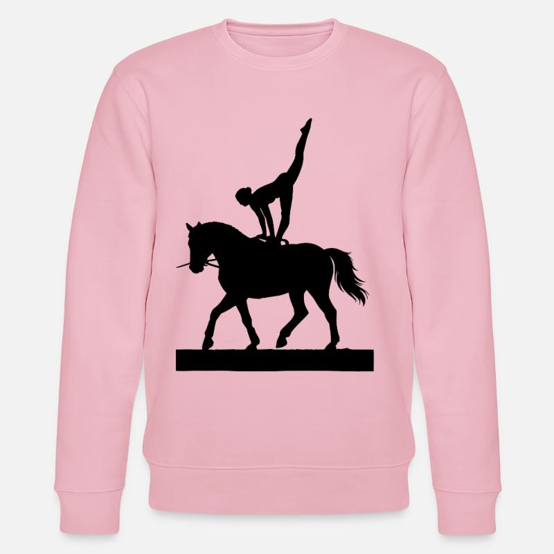 i love Volti - Stanley/Stella Unisex Bio-Sweatshirt CHANGER  - Hellrosa