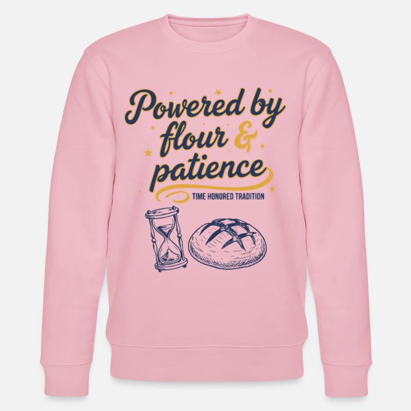 Sauerteigbrot Backbäcker Sauerteigstarter - Stanley/Stella Unisex Bio-Sweatshirt CHANGER  - Hellrosa