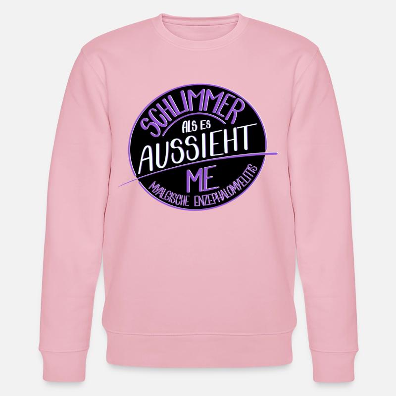 Schlimmer als es aussieht, M.E.  - Stanley/Stella Unisex Bio-Sweatshirt CHANGER  - Hellrosa