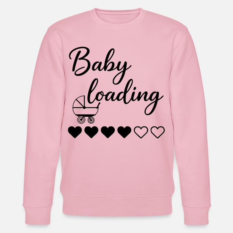 Baby Loading - Stanley/Stella Unisex Bio-Sweatshirt CHANGER  - Hellrosa