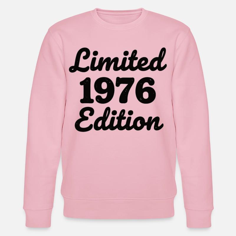 Édition limitée minimale anniversaire 1976 - Sweat bio CHANGER Stanley/Stella Unisexe - rose pâle