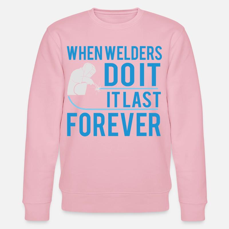 Quand les soudeurs le font... - Sweat bio CHANGER Stanley/Stella Unisexe - rose pâle