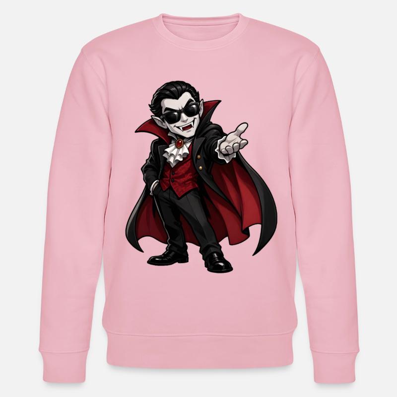 Vampir - Stanley/Stella Unisex Bio-Sweatshirt CHANGER - Hellrosa
