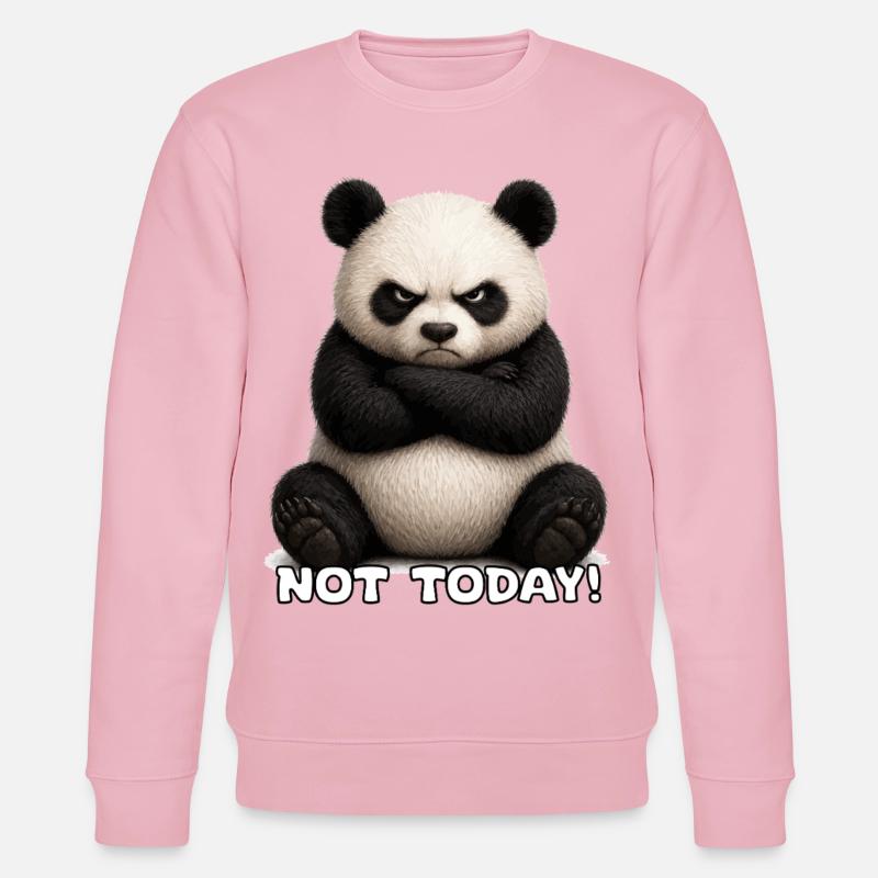 Panda Not Today Meme - Stanley/Stella Unisex Bio-Sweatshirt CHANGER - Hellrosa
