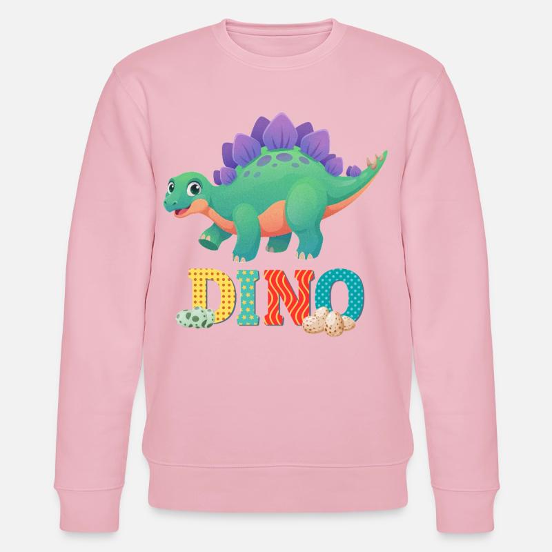 Dino - Stanley/Stella Unisex Bio-Sweatshirt CHANGER  - Hellrosa