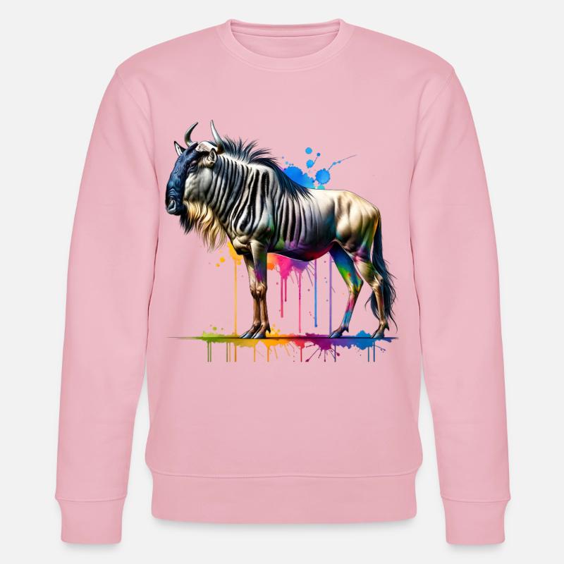 Gnu Geschenk - Stanley/Stella Unisex Bio-Sweatshirt CHANGER - Hellrosa