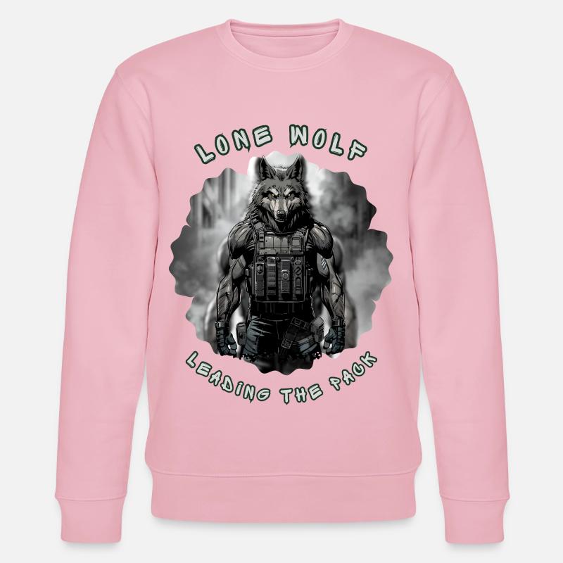 Lone Wolf Commando - Tactical Alpha Soldier - Sweat bio CHANGER Stanley/Stella Unisexe - rose pâle