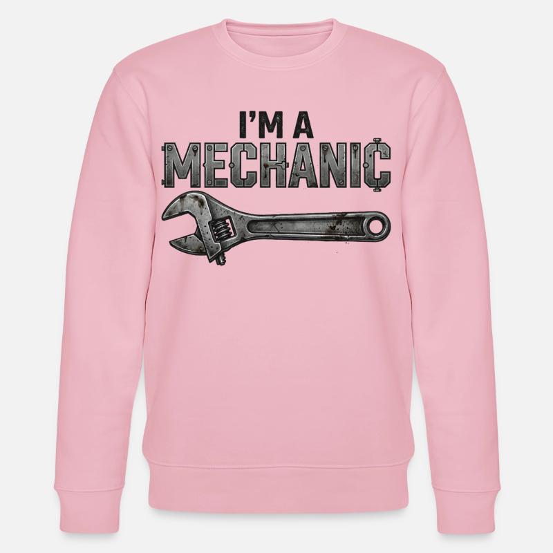 Ich bin Mechaniker - Stanley/Stella Unisex Bio-Sweatshirt CHANGER - Hellrosa