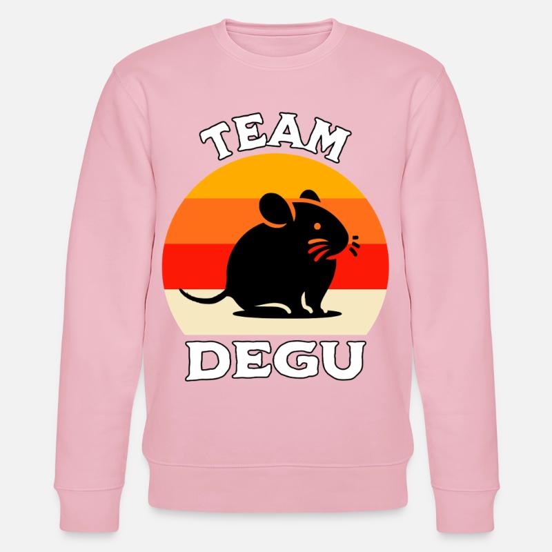 Team Degu - Sweat bio CHANGER Stanley/Stella Unisexe - rose pâle