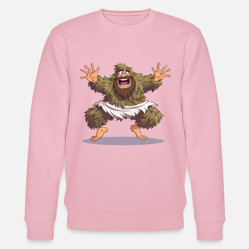 Joyeuse danse du Bigfoot - Sweat bio CHANGER Stanley/Stella Unisexe - rose pâle