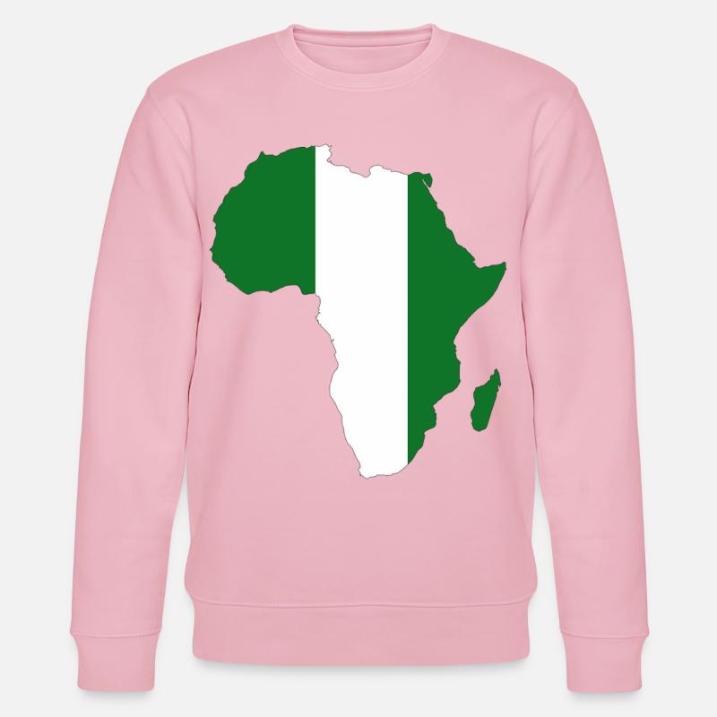 Niger Flagge Afrika - Stanley/Stella Unisex Bio-Sweatshirt CHANGER - Hellrosa