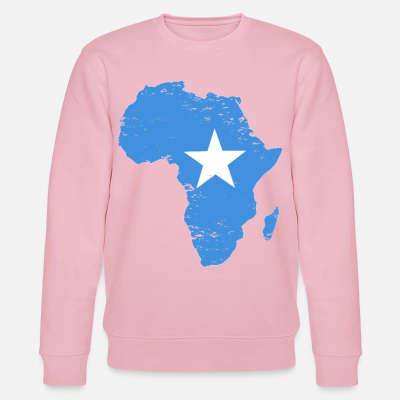 Drapeau somalien Afrique utilisé - Sweat bio CHANGER Stanley/Stella Unisexe - rose pâle