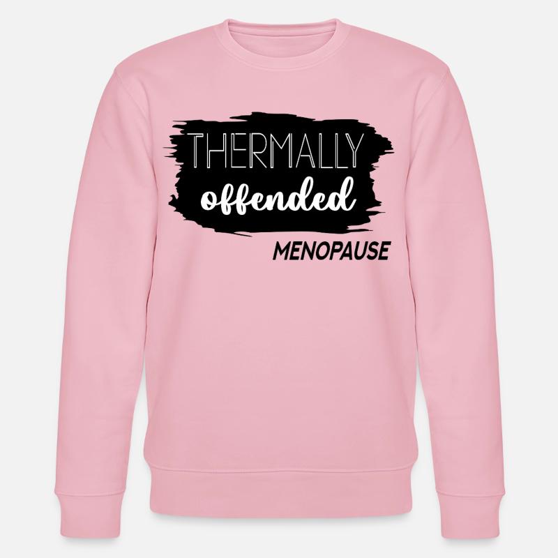 Hitzewallungen in den Wechseljahren - Stanley/Stella Unisex Bio-Sweatshirt CHANGER  - Hellrosa