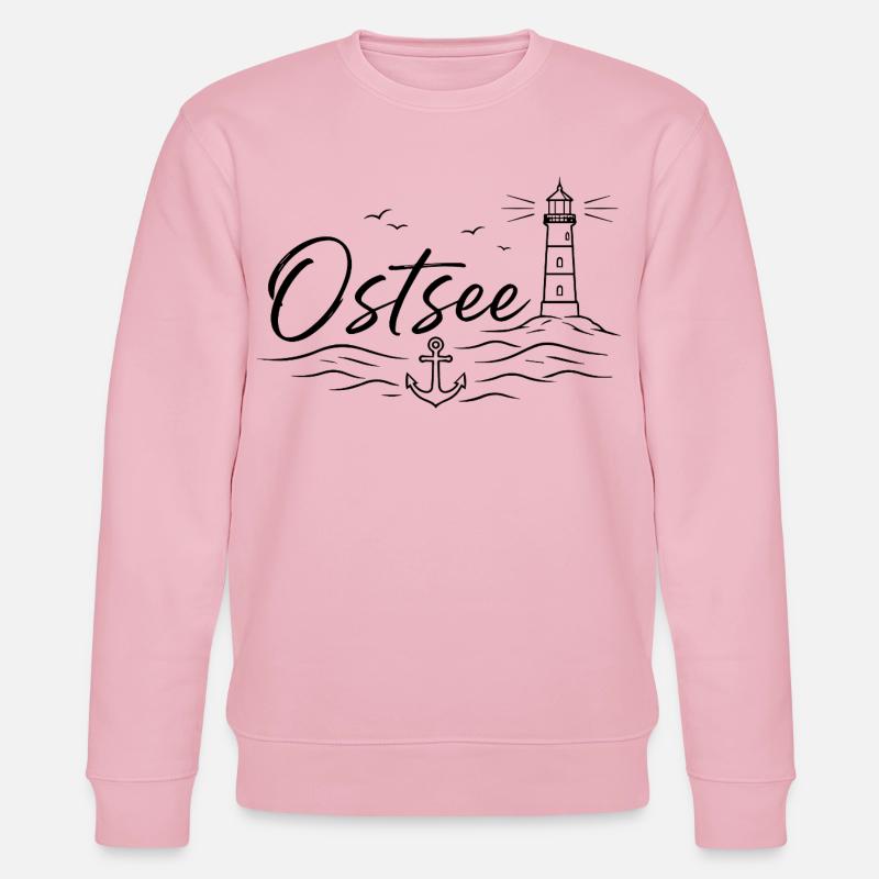 Ostsee - Stanley/Stella Unisex Bio-Sweatshirt CHANGER  - Hellrosa