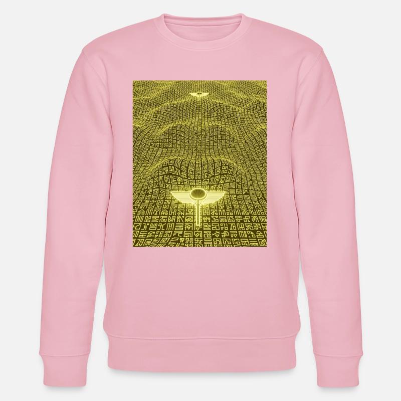 Ancient Golden Code Alien Artifact - Stanley/Stella Unisex Bio-Sweatshirt CHANGER - Hellrosa