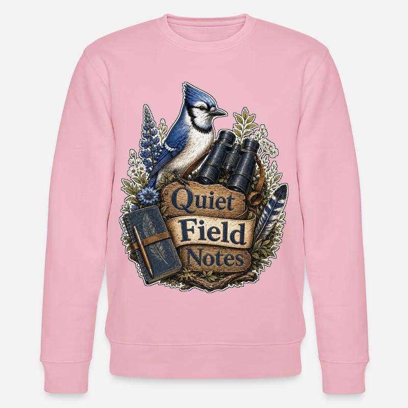Quiet Field Notes Wolken - Stanley/Stella Unisex Bio-Sweatshirt CHANGER  - Hellrosa