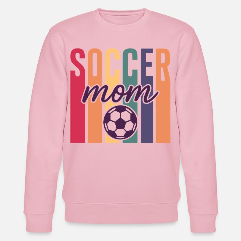 Maman Soccer - Sweat bio CHANGER Stanley/Stella Unisexe - rose pâle