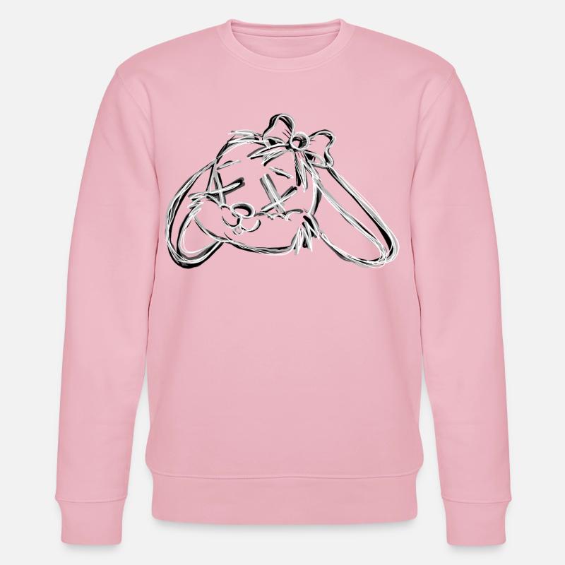 Dead Bunny Grey - Sweat bio CHANGER Stanley/Stella Unisexe - rose pâle