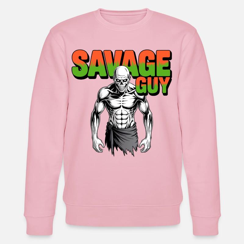 Sauvage - Sweat bio CHANGER Stanley/Stella Unisexe - rose pâle