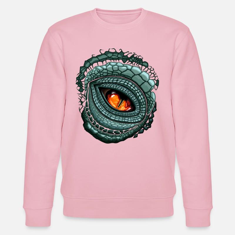 Prédateur Oculaire Primal - Sweat bio CHANGER Stanley/Stella Unisexe - rose pâle
