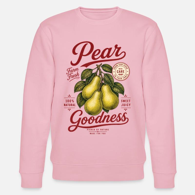Chemise Pears Pear Goodness - Sweat bio CHANGER Stanley/Stella Unisexe - rose pâle