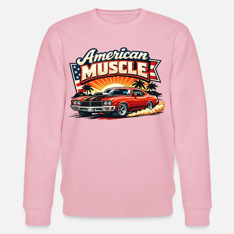American_Muscle_2 - Stanley/Stella Unisex Bio-Sweatshirt CHANGER  - Hellrosa